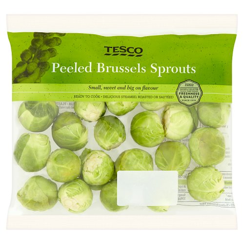 Tesco Peeled Brussels Sprouts 250g