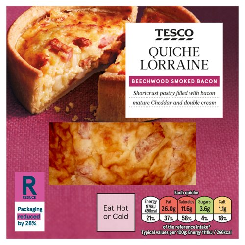 Tesco Quiche Lorraine 160G Really Good Culture