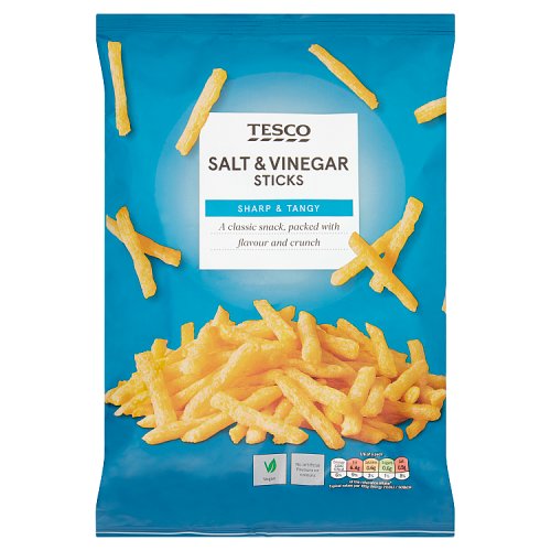 Tesco Salt & Vinegar Sticks 150g Really Good Culture