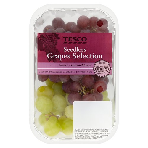 Tesco Seedless Grapes Selection 500g Really Good Culture