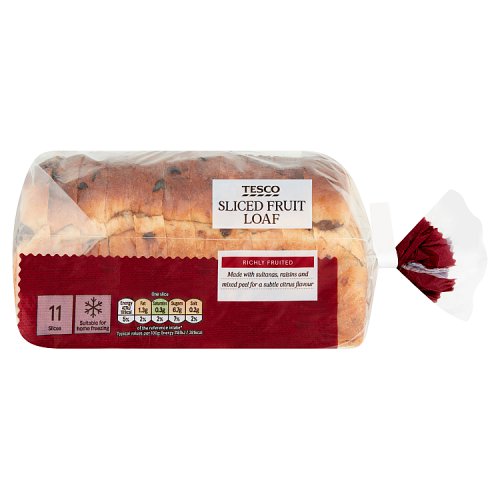 Tesco Sliced Fruit Loaf Each