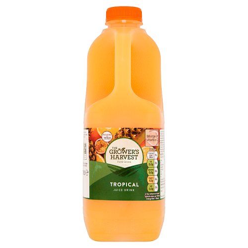 Growers Harvest Tropical Juice Drink 2L Really Good Culture