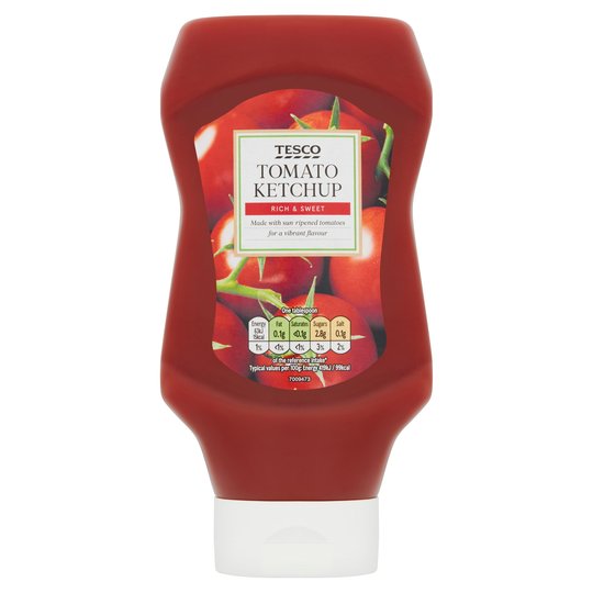 Tesco Tomato Ketchup 555G Really Good Culture