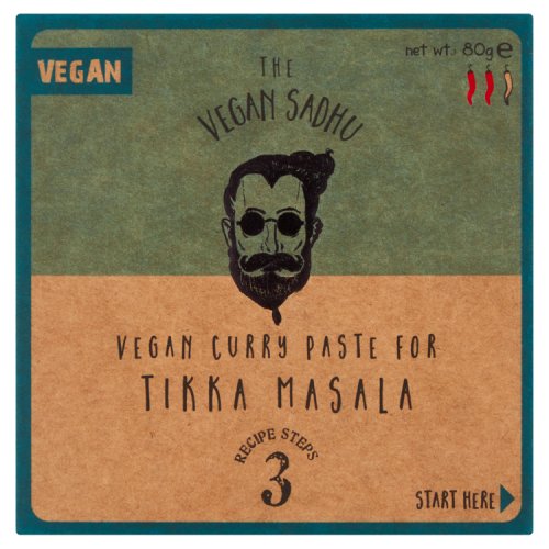 The Vegan Sadhu Vegan Curry Paste for Tikka Masala 80g