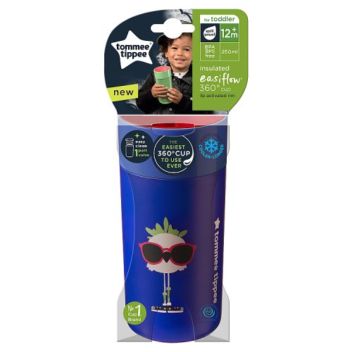 Tommee Tippee Insulated Easiflow 360º Cup for Toddler 12m+ 250ml