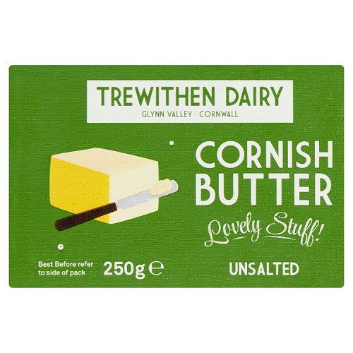 Trewithen Dairy Cornish Butter Unsalted 250g