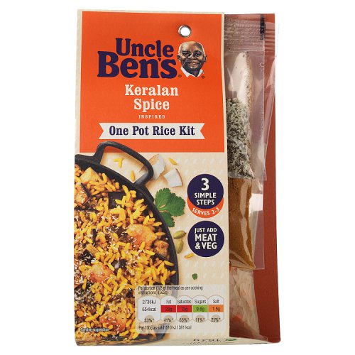 Uncle Bens One Pot Kit Keralan Curry Spice 163g
