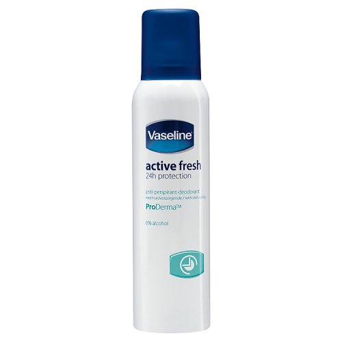 Vaseline  Active Fresh Anti-perspirant Deodorant Aerosol 150ml