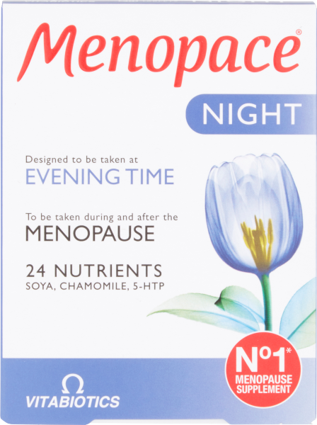 Vitabiotics Menopace Night 30 Tablets