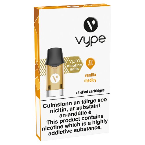 Vype vPro x2 ePod Cartridges Vanilla Medley 12mg/ml