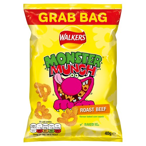 Walkers Monster Munch Roast Beef Snacks 40g Really Good Culture Walkers Monster Munch Roast Beef Snacks 40g Really Good Culture