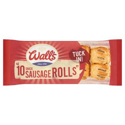 Wall's 10 Snack Sausage Rolls 300g