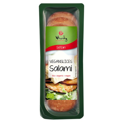 Wheaty Seitan Veganslices Salami 100g