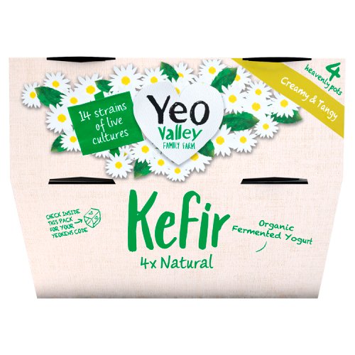Yeo Valley Kefir Organic Fermented Yogurt 4 Pack 480G
