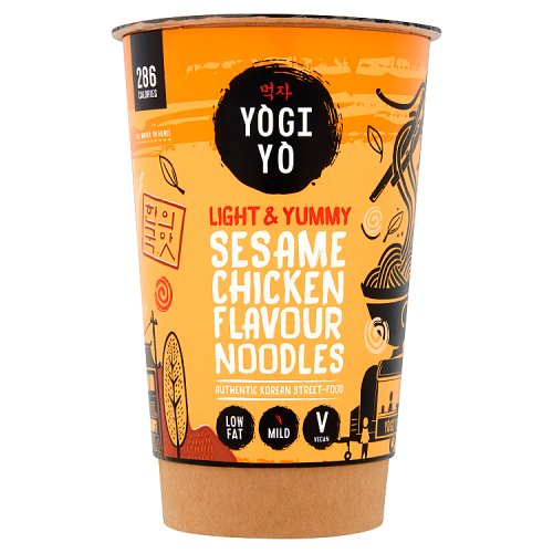 Yogiyo Light & Yummy Sesame Chicken Flavour Noodles Pot 75g