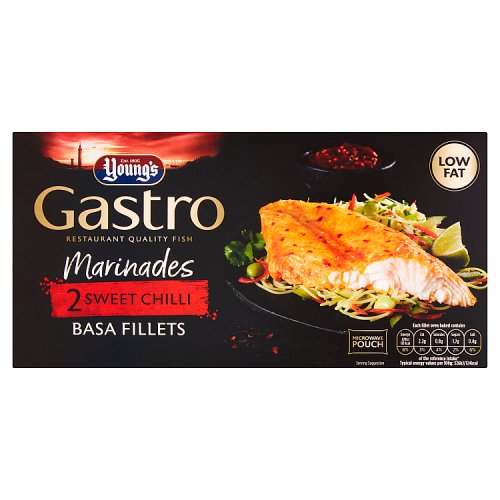 Young's Gastro Marinades 2 Sweet Chilli Basa Fillets 260g